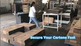 Emballage de ficelle de la machine pp de cerclage pour l'étalage de boîte de carton