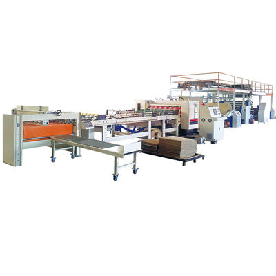Qualité  Semi Automatic 2 Ply Corrugated Cardboard Production Line Corrugated Roll Former with 60-100m/min Speed Usine