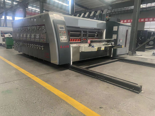 qualité  Flexo Folder Gluer Casemaker with 50-70mm Wall Thickness, ±0.5mm Printing Precision, and Flexo Box Glue System Usine