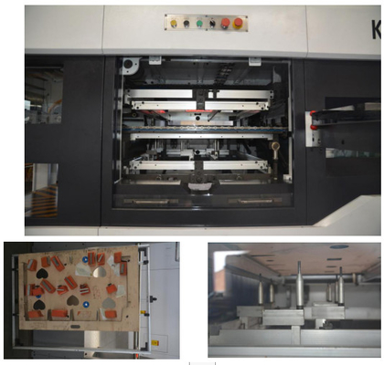 Ligne de production de papier ondulé rainurage ondulé de machine de découpage de feuille de pp