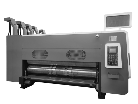 Machine de papier ondulée à grande vitesse impression de Flexo pour le plissement