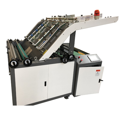Machine de stratification de cannelure ondulée semi automatique de boîte