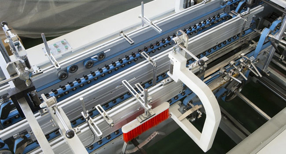 Pliage automatique à grande vitesse de boîte de machine de colleuse de dossier de carton et machine de collage