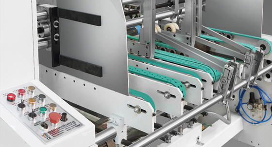 Pliage automatique à grande vitesse de boîte de machine de colleuse de dossier de carton et machine de collage