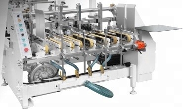 Pliage froid à grande vitesse du point 4&6 et machine de collage pour la boîte de carton