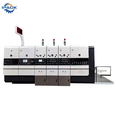 Machine d'impression flexo de carton ondulé de 3 4 couleurs pour la découpe