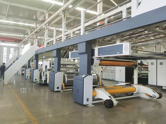3 couches de carton ondulé de chaîne de production complètement automatique grande vitesse