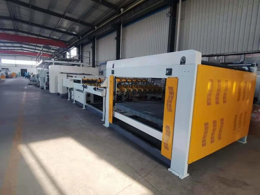 Chaîne de production en carton ondulé à mur unique de 2 plis 440v automatique