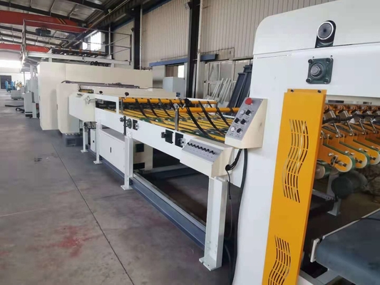 Chaîne de production en carton ondulé à mur unique de 2 plis 440v automatique