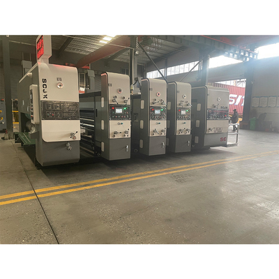 encre de découpage modèle de couleur de la machine trois de 220v 2800mm Flexo Printing Slotting