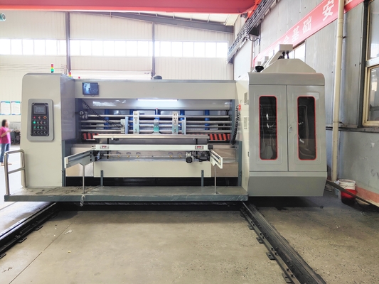 Impression rapide de Flexo de boîte de carton de vitesse rainant la découpeuse 150-180m/min