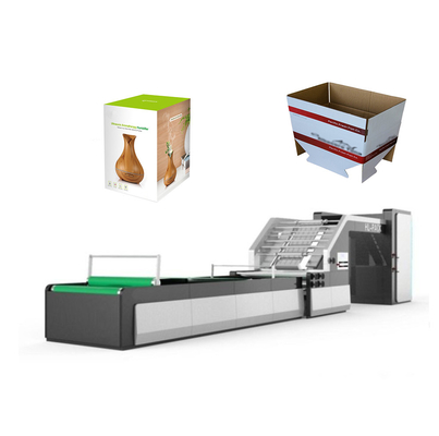 machine 6mm Max Thickness de lamineur de cannelure de 350mm Min Sheet Size Box Cardboard