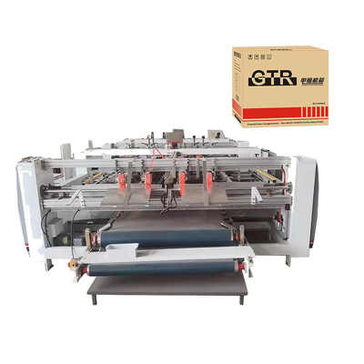 Les doubles morceaux ont ridé le type de la machine 2000 de Gluer de dossier de carton semi automatique