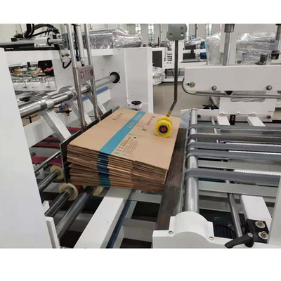 Pleine machine ondulée automatisée à grande vitesse 3KW de Gluer de dossier de boîte