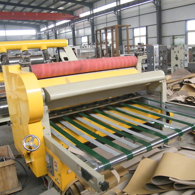Coupeur de feuille mécanique pour la chaîne de production de carton ondulé quatre couteaux