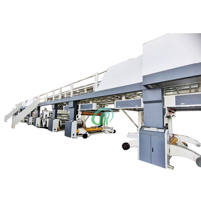 Ligne de production de carton ondulé à grande vitesse Gerun 300-2500 à cinq couches