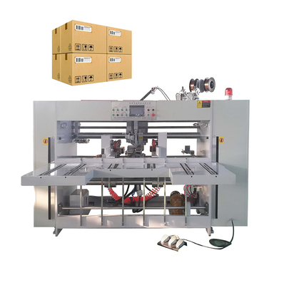 Machine de couture semi-automatique à double pièces avec quatre servos Sdj-2000d