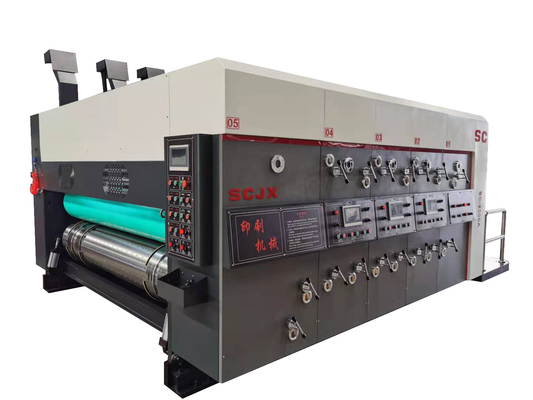 entaillage ondulé de machine d'impression de Flexo de carton de carton de l'encre 900x2000