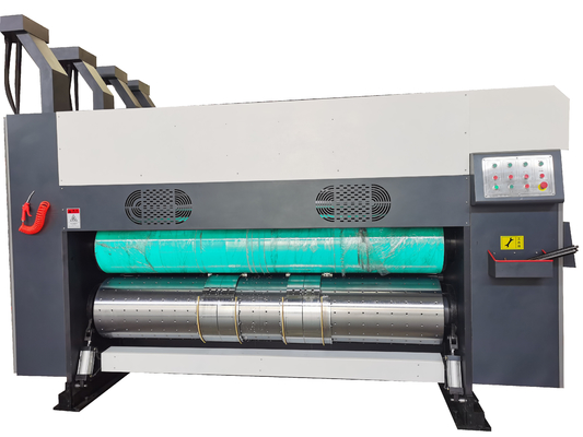 Flexo a ridé l'imprimante de carton ondulé de machine à impression et à sous de carton