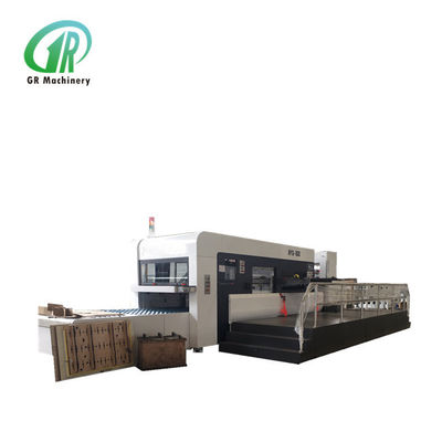 Boîte de carton imprimant la machine de découpage de carton ondulé rotatoire 25 tonnes
