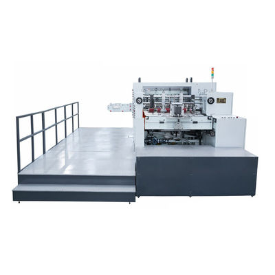 Boîte de carton imprimant la machine de découpage de carton ondulé rotatoire 25 tonnes