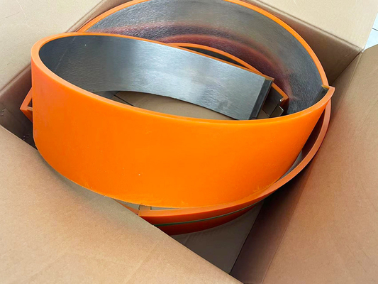 L'enclume découpée avec des matrices rotatoire d'orange matérielle de polyuréthane couvre d'anti éraflures
