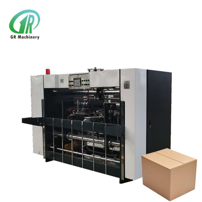 Machine piquante semi automatique ondulée d'agrafeuse de boîte de carton