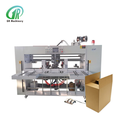 Machine piquante de boîte automatique de carton de PLC avec le double moteur servo
