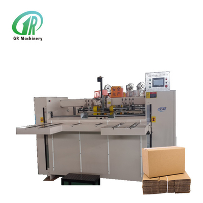 Machine piquante de boîte de carton d'occasion de GERUN pour rider la fabrication de feuille
