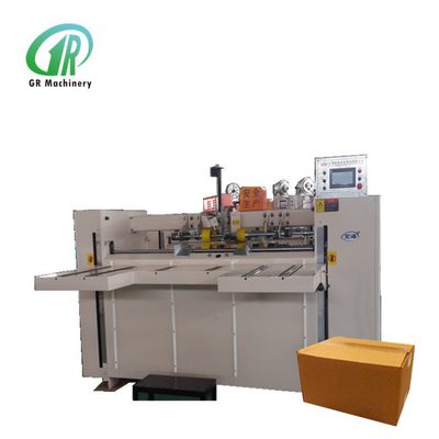 Machine piquante de carton de boîte semi automatique de carton 3 plis