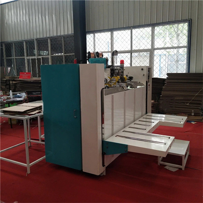 Machine piquante de carton de boîte semi automatique de carton 3 plis