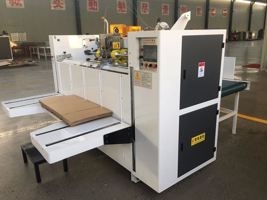 Machine piquante de boîte de carton d'occasion de GERUN pour rider la fabrication de feuille
