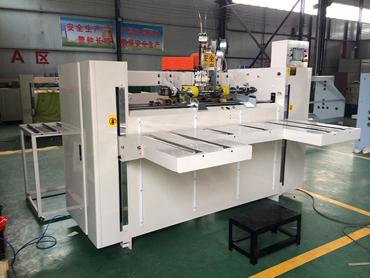 Machine piquante de boîte automatique servo de carton de double de Mitsubishi pour la fabrication de cartons de papier