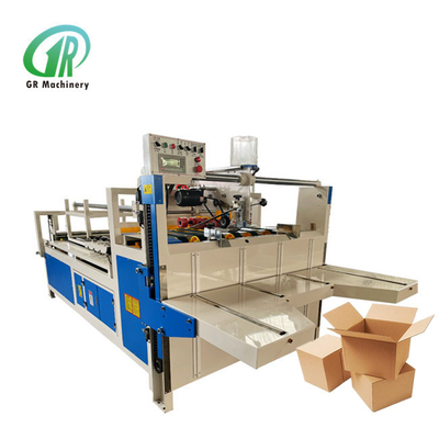 machine de Gluer de dossier de 50mm Min Gluing Width Corrugated Carton