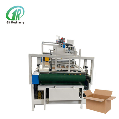 machine de Gluer de dossier de 340mm Min Paper Width Corrugated Carton