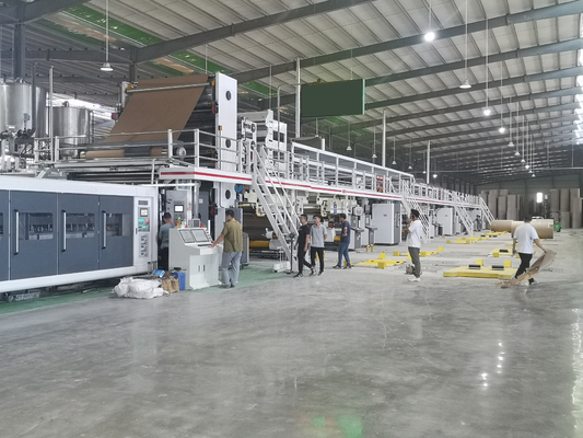 Le carton automatique a ridé la chaîne de production de boîte contrôle de PLC