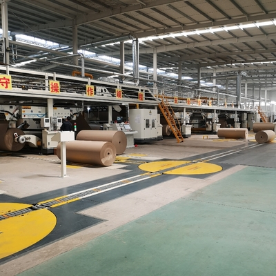 Machine de papier 60mx10mx4m de double gifle de production de carton ondulé