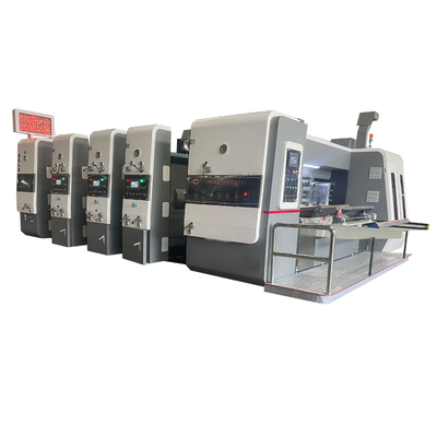 100m/automatique Min Flexo Box Machine For 1-6 couleurs
