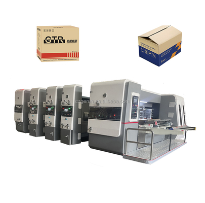 machine ondulée de boîte de carton de Slotter de 100-300m/Min avec le cylindre d'impression de chromage