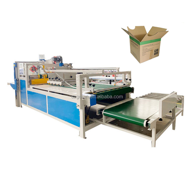 Carton automatique électrique lourd collant la machine métal ondulé de boîte