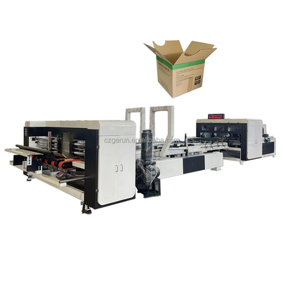 Machine à coller en carton ondulé avec une longueur de collage minimale de 150 mm