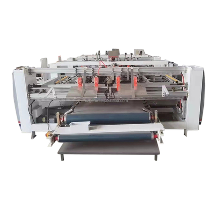 Gluer à deux pièces semi-automatique pour carton ondulé 220v