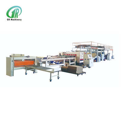 2200 mm 5 couches ligne de production de carton ondulé à grande vitesse