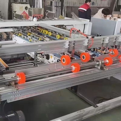 Dossier de boîte de carton et machine ondulés automatiques de Gluer