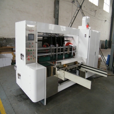 Machine à fente rotative ondulée à grande vitesse mécanique pour grandes feuilles