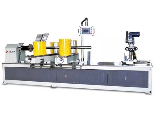 Tz-200 Machine à faire du tube de papier à quatre têtes CNC à couteau unique