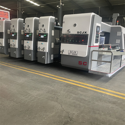 Machine d'impression à base de carton ondulé à cylindre chromé avec une précision de ± 0,1 mm