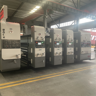 Machine d'impression de boîtes ondulées à grande vitesse