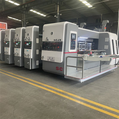 Machine à imprimer des boîtes de carton ondulées à fentes rotatives