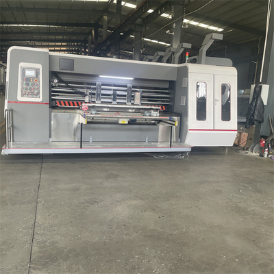 1-6 couleurs machine d'impression flexo ondulée en chrome vitesse d'impression 100-300m/min